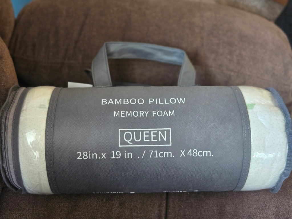 Bamboo pillow memory foam