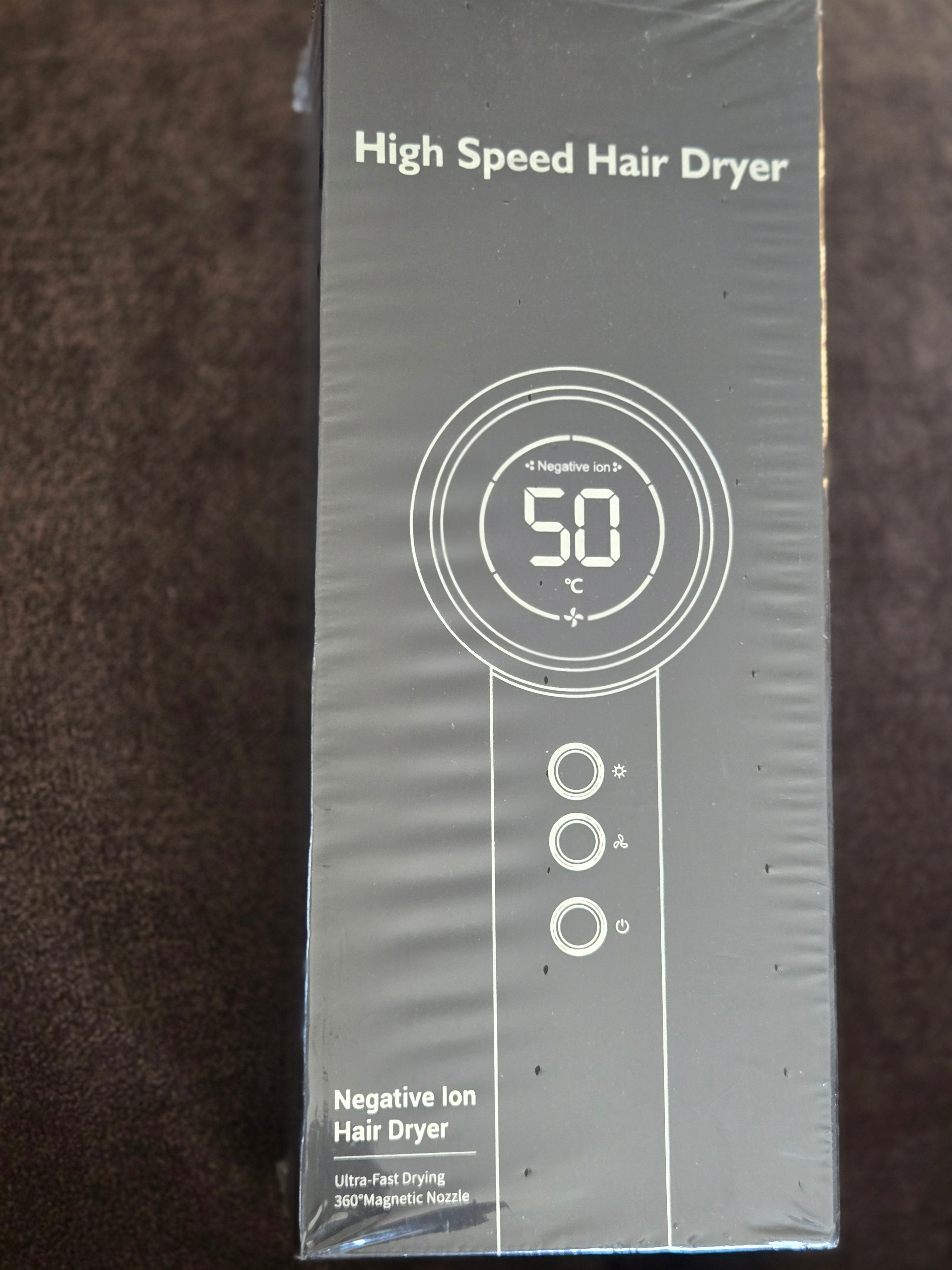 Negative ion hairdryer