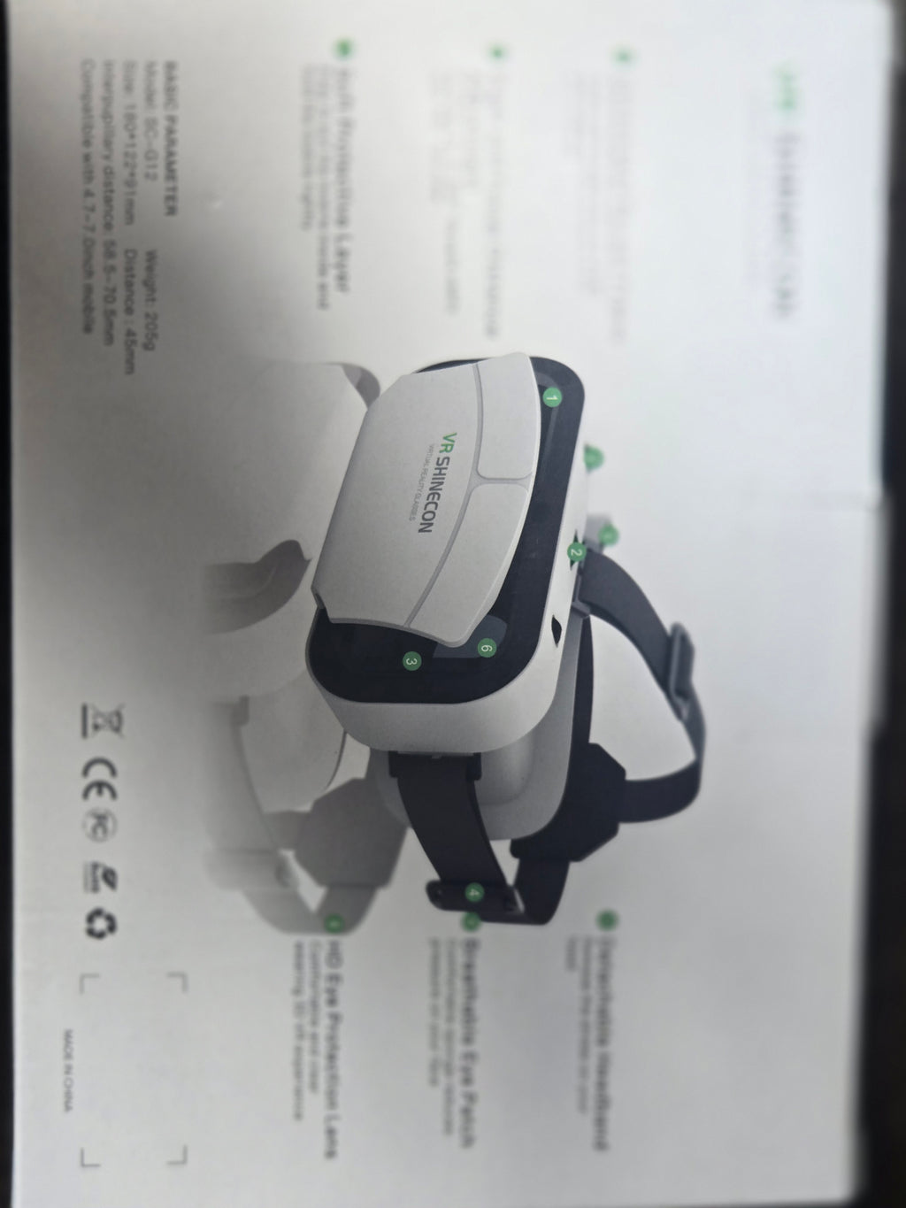 Virtual reality glasses