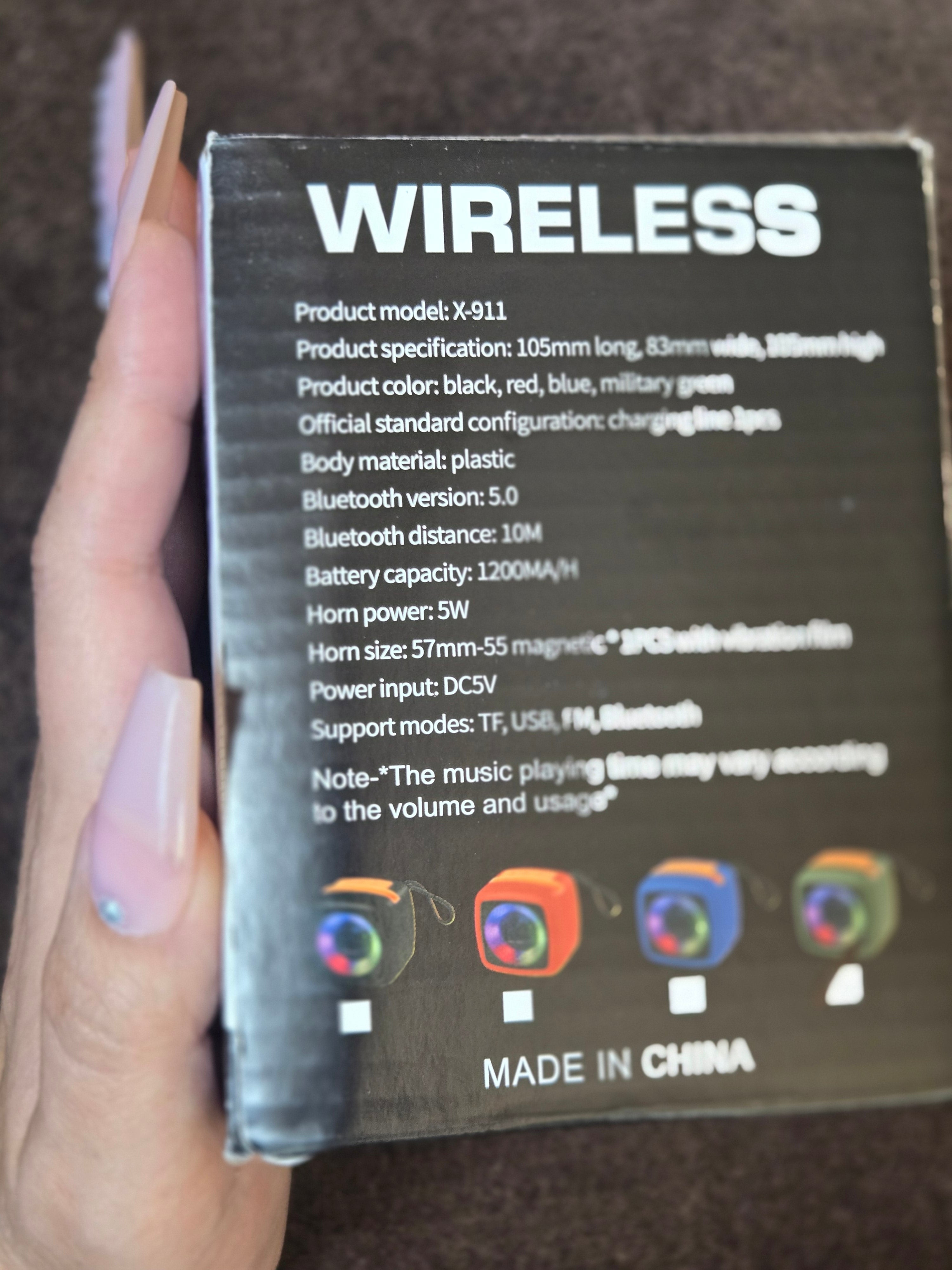 Wireless speaker disco series