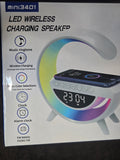 Led wireless charging speaker