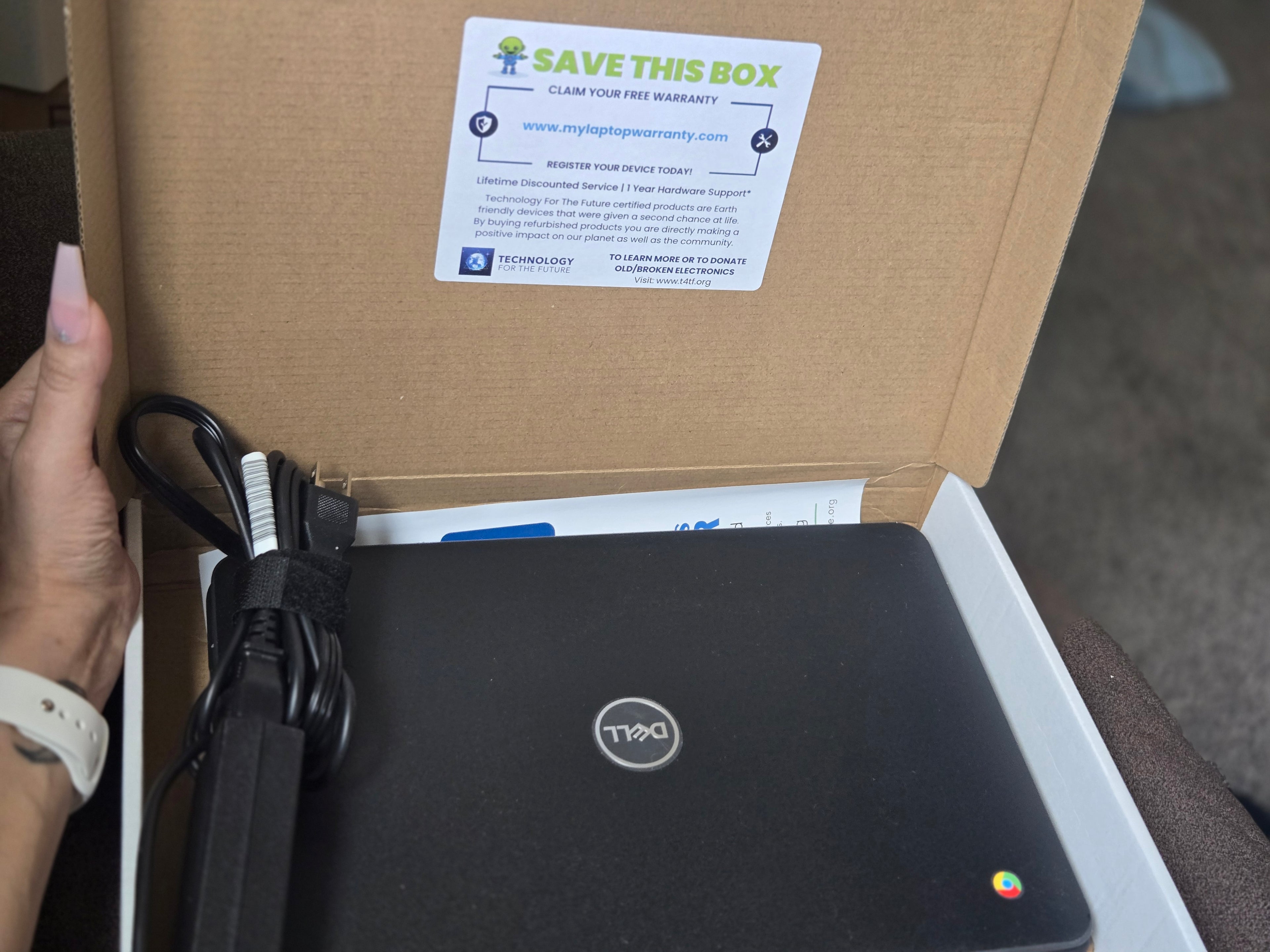 Dell Chromebook 11in with warranty