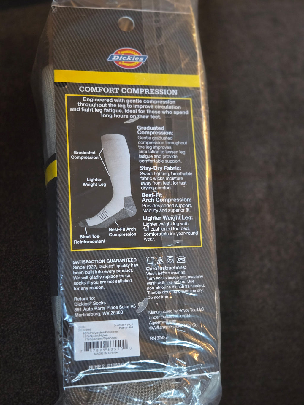 Dickies compression socks