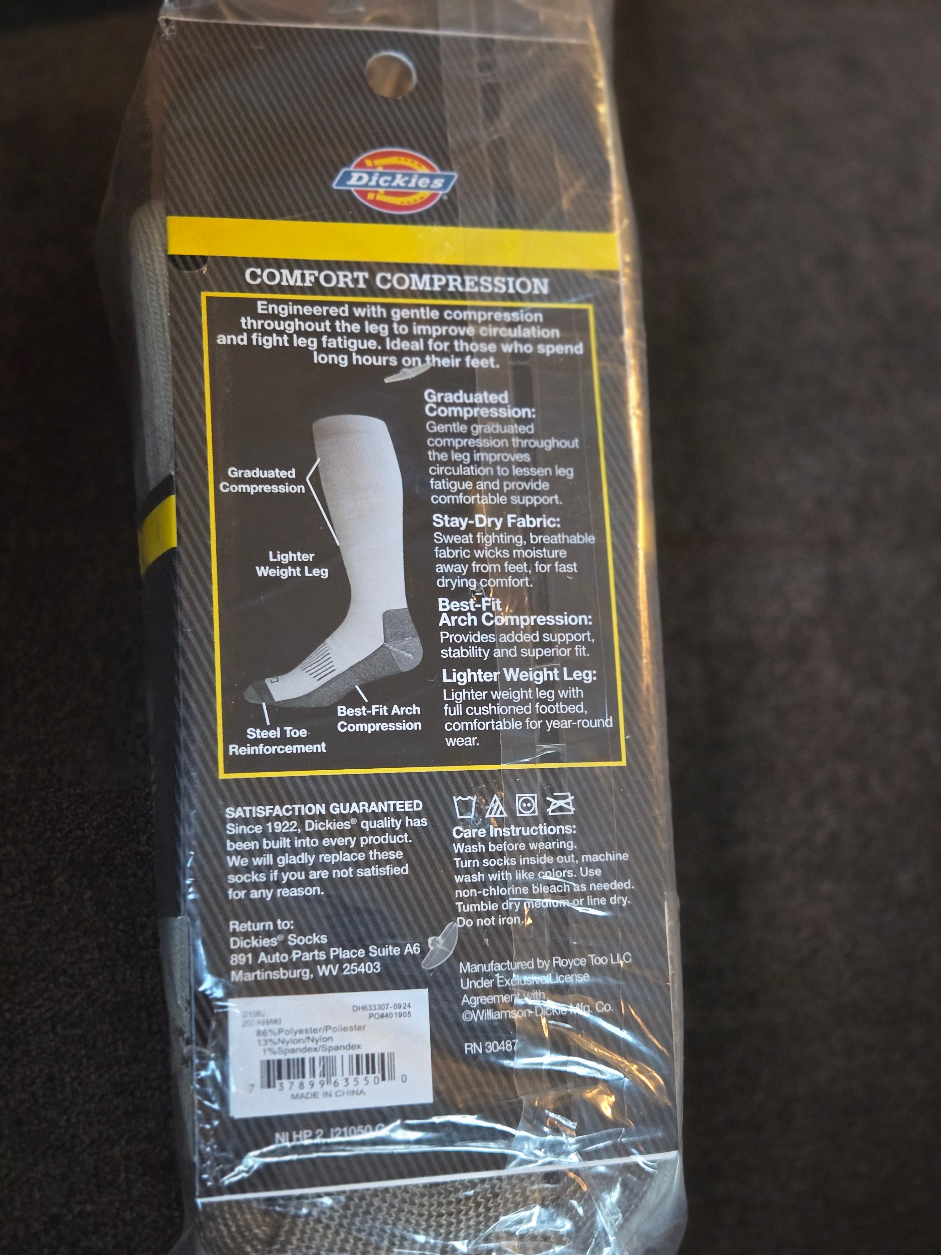 Dickies compression socks
