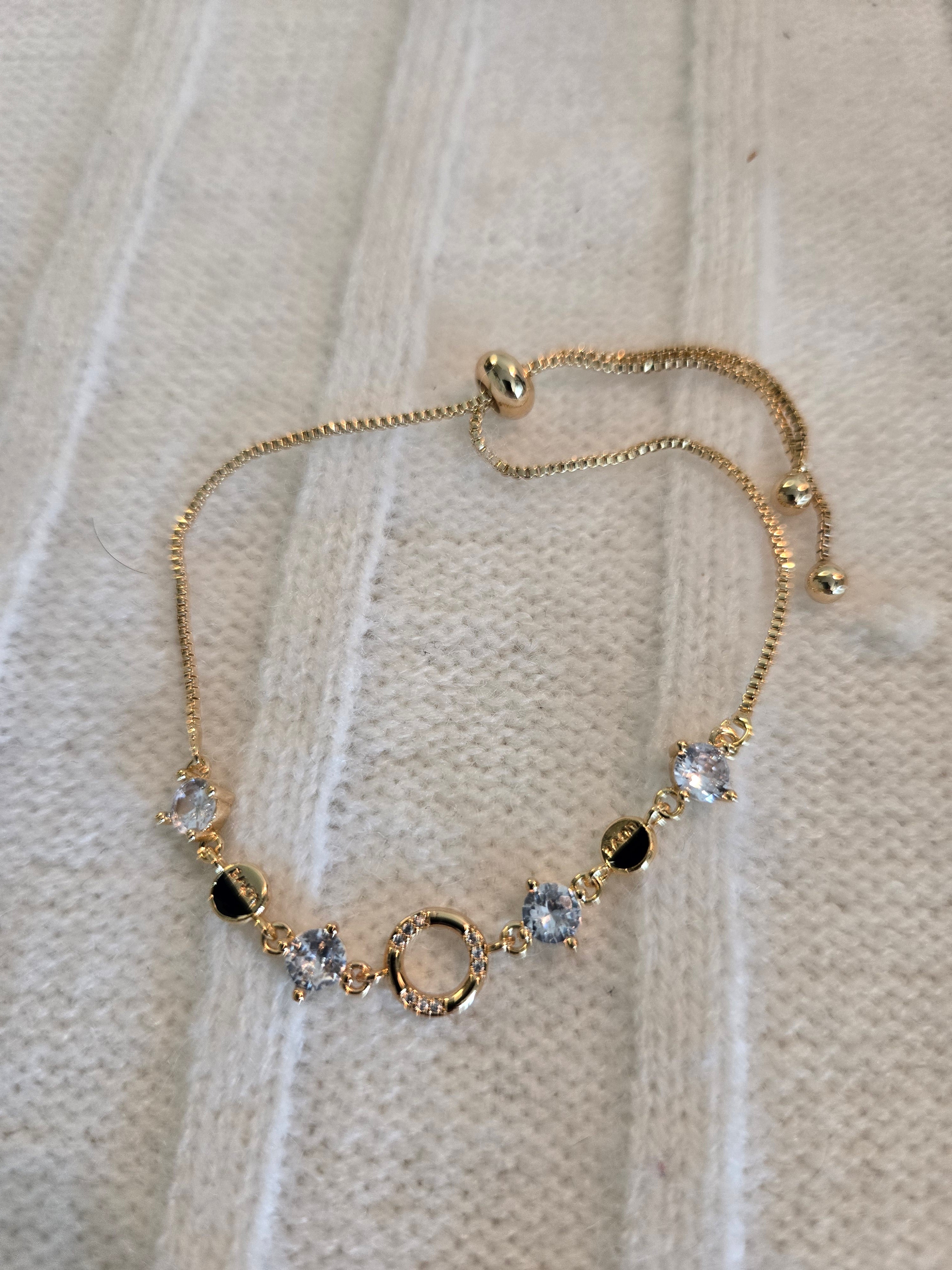 Gold bonded bracelet