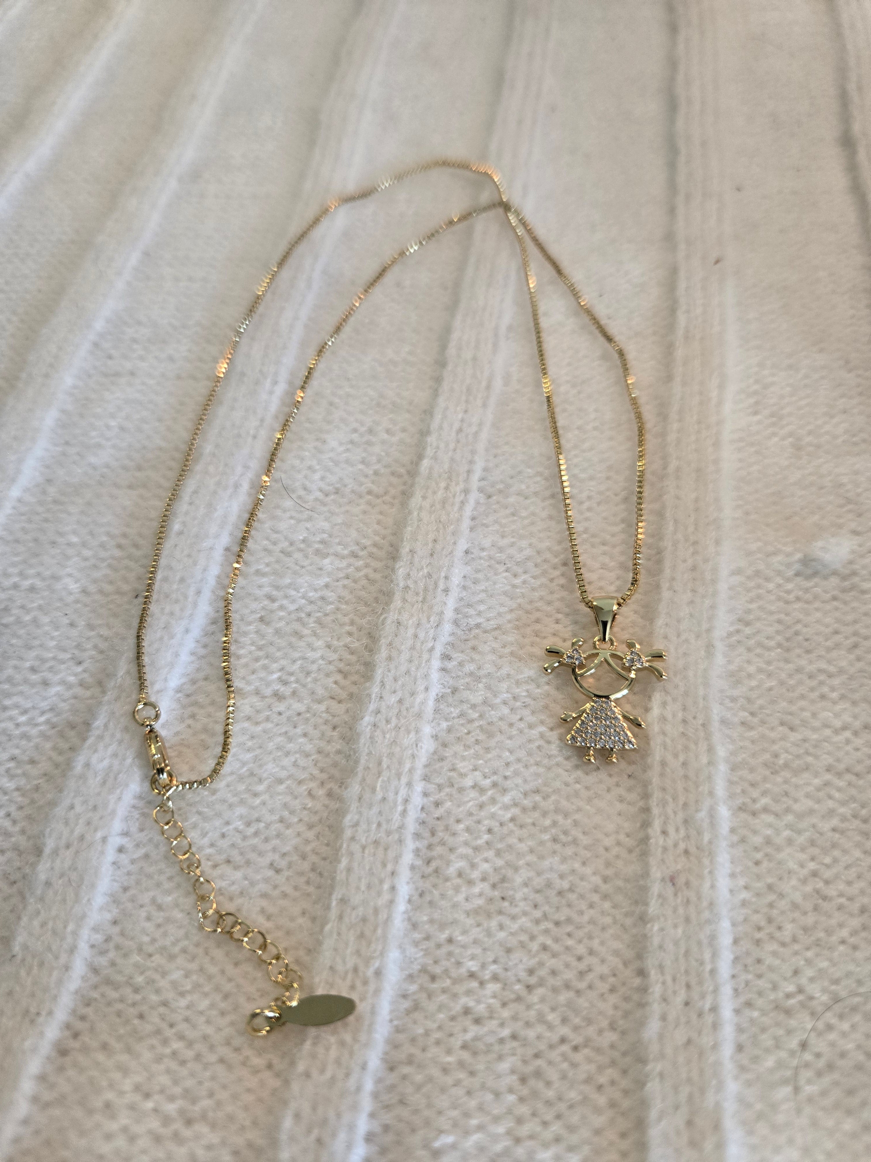 Gold bonded necklace