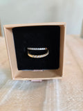 Gold bonded stackable rings
