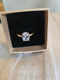Gold bonded ring