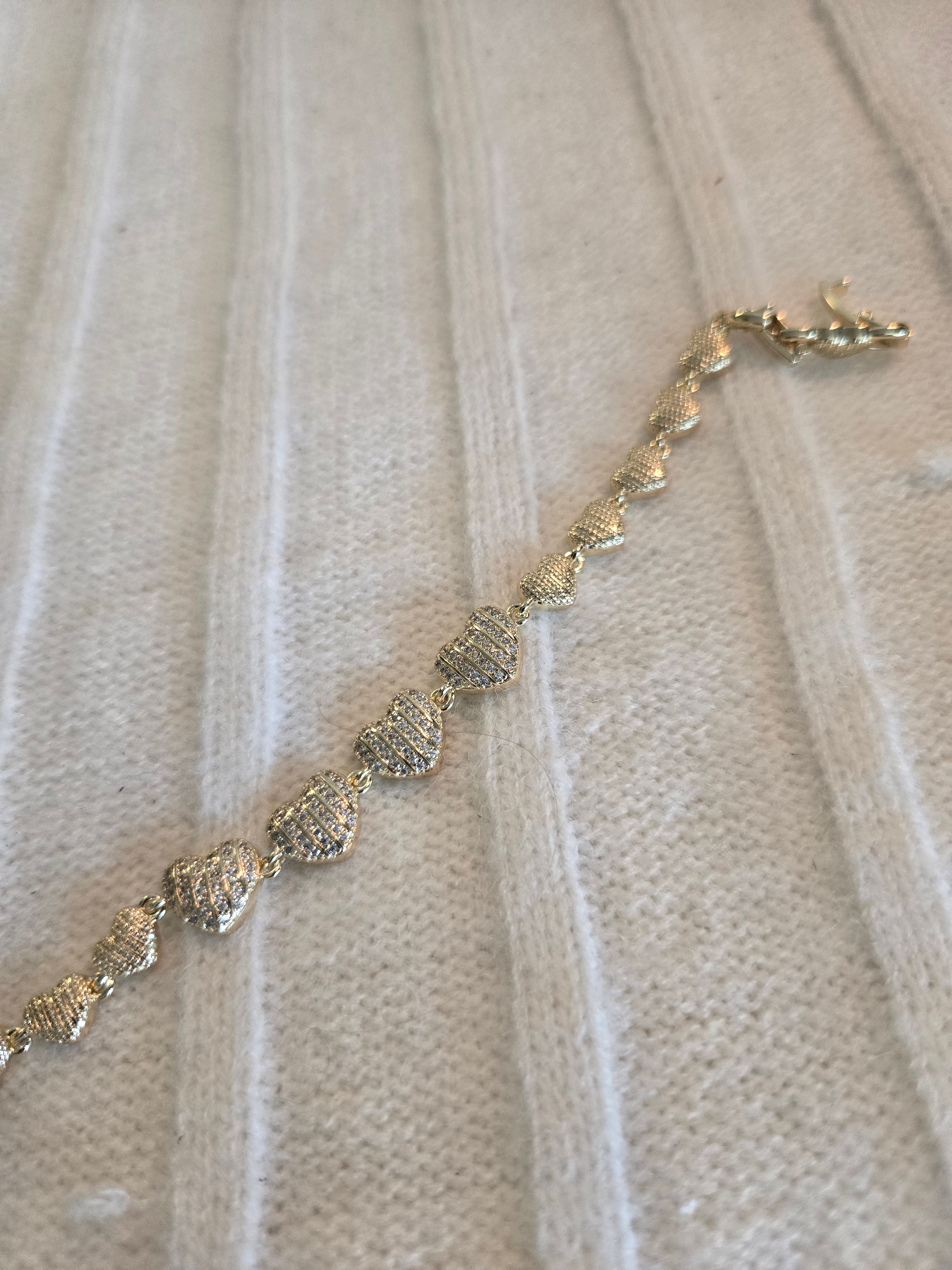 Gold bonded bracelet