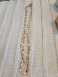 Double gold chains