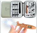 Counting crochet hook set with light & counter